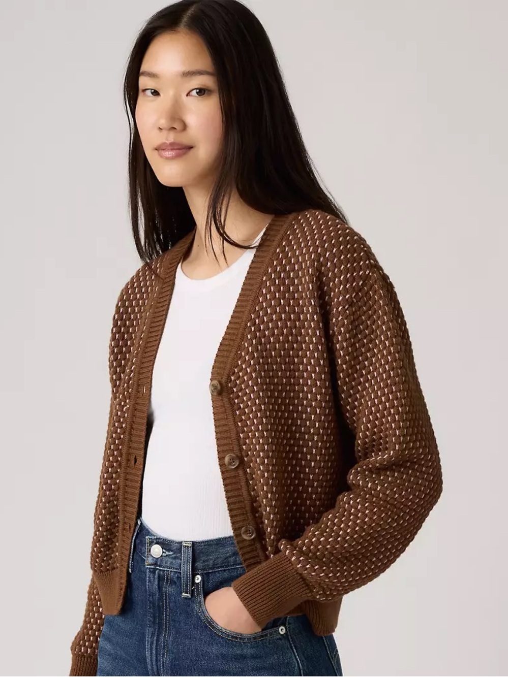 Levi’s Snowflake Cardigan Sweater